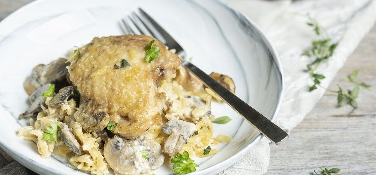 Skillet Chicken and Orzo Recipe | SideChef