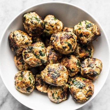 Spinach And Feta Turkey Meatballs Recipe | SideChef