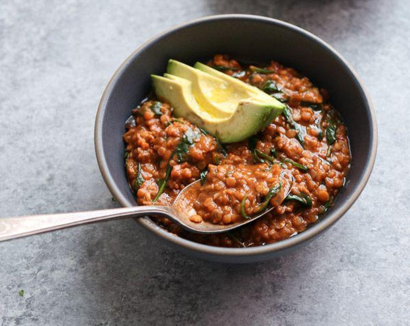 Red Lentil and Spinach Masala