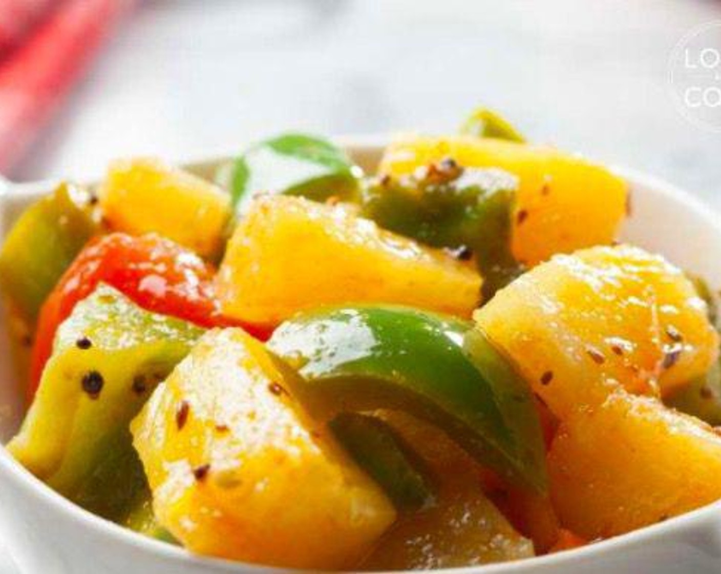 Bell Pepper with Pineapple