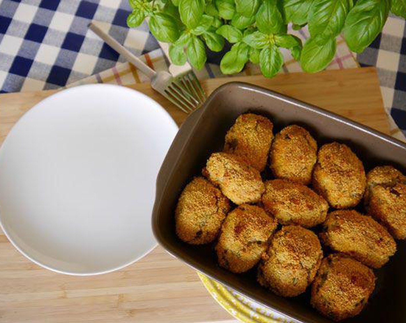 Baked Tuna Croquettes with Dill
