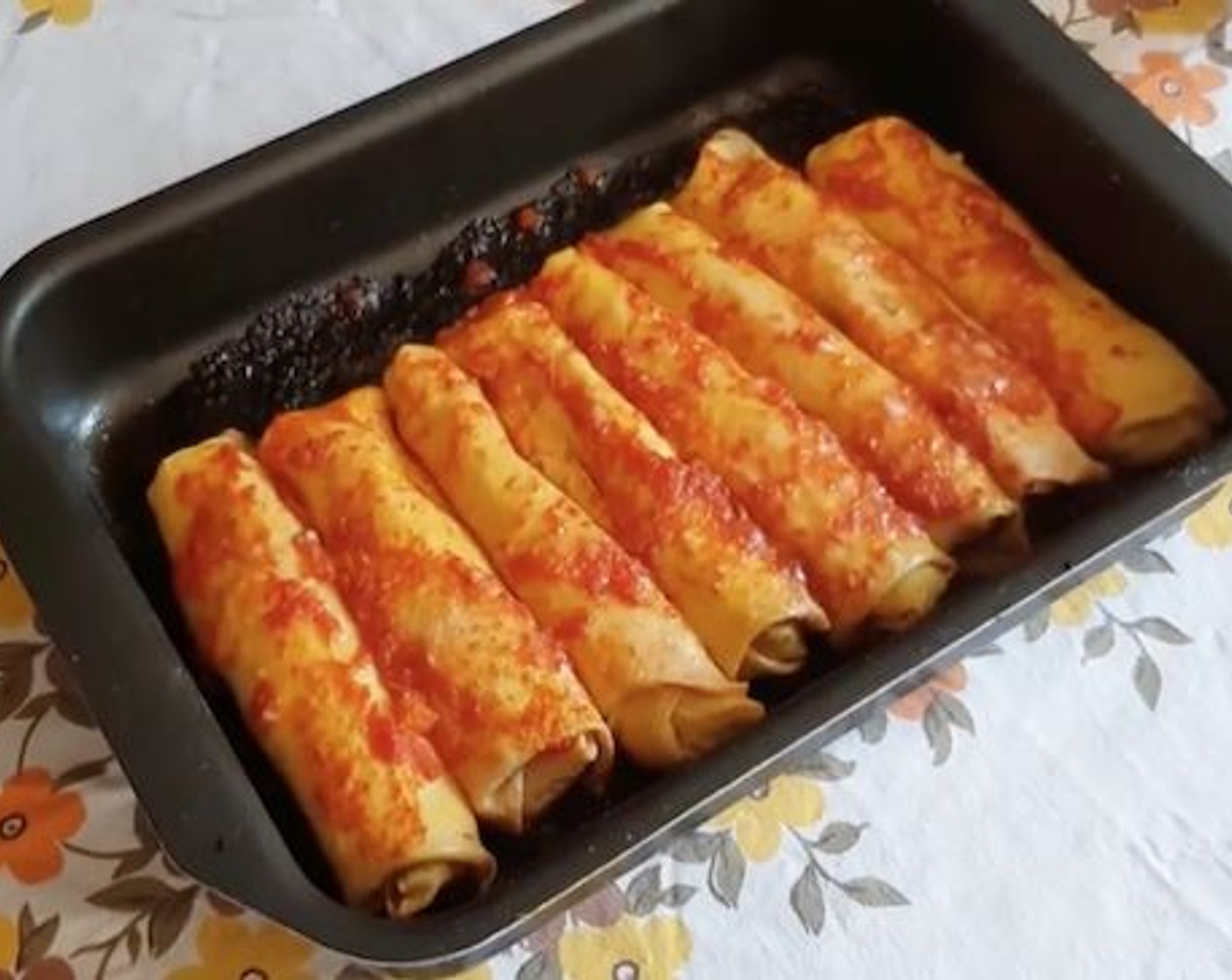 Spinach Ricotta Cannelloni