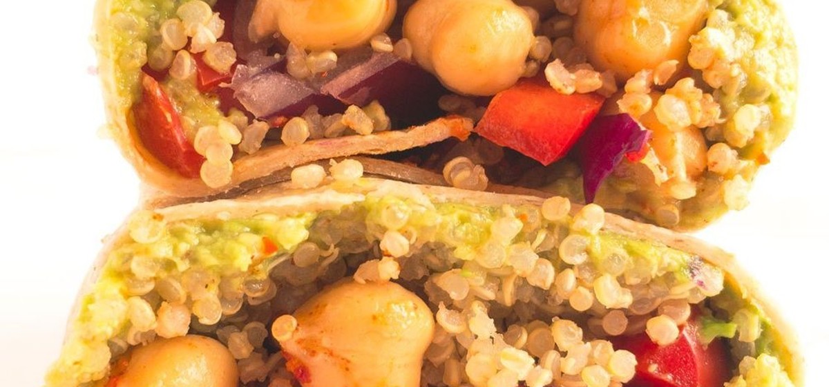 Vegan Crunchy Quinoa Wrap Recipe | SideChef