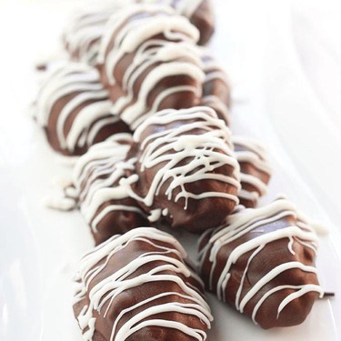 Chocolate Covered Nut Butter Stuffed Dates Recipe | SideChef