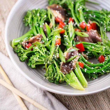 Stir-Fry with Broccolini and Shiitake Mushrooms Recipe | SideChef