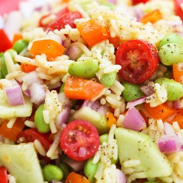 Rice and Veggie Salad Recipe | SideChef