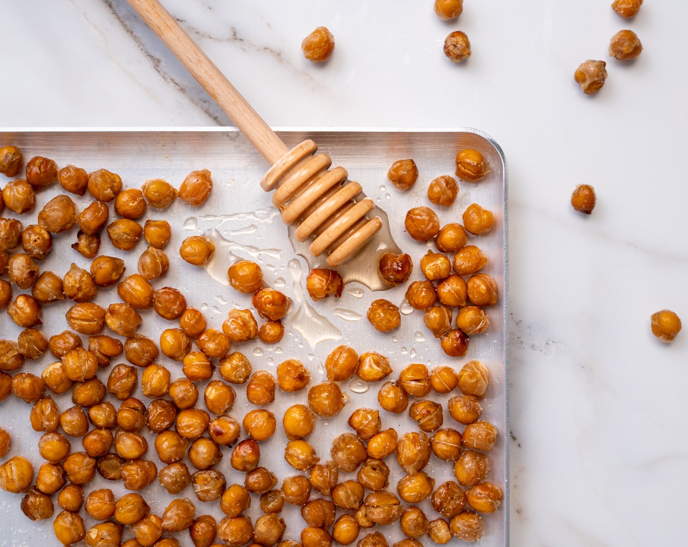 Air Fried Honey Roasted Chickpeas