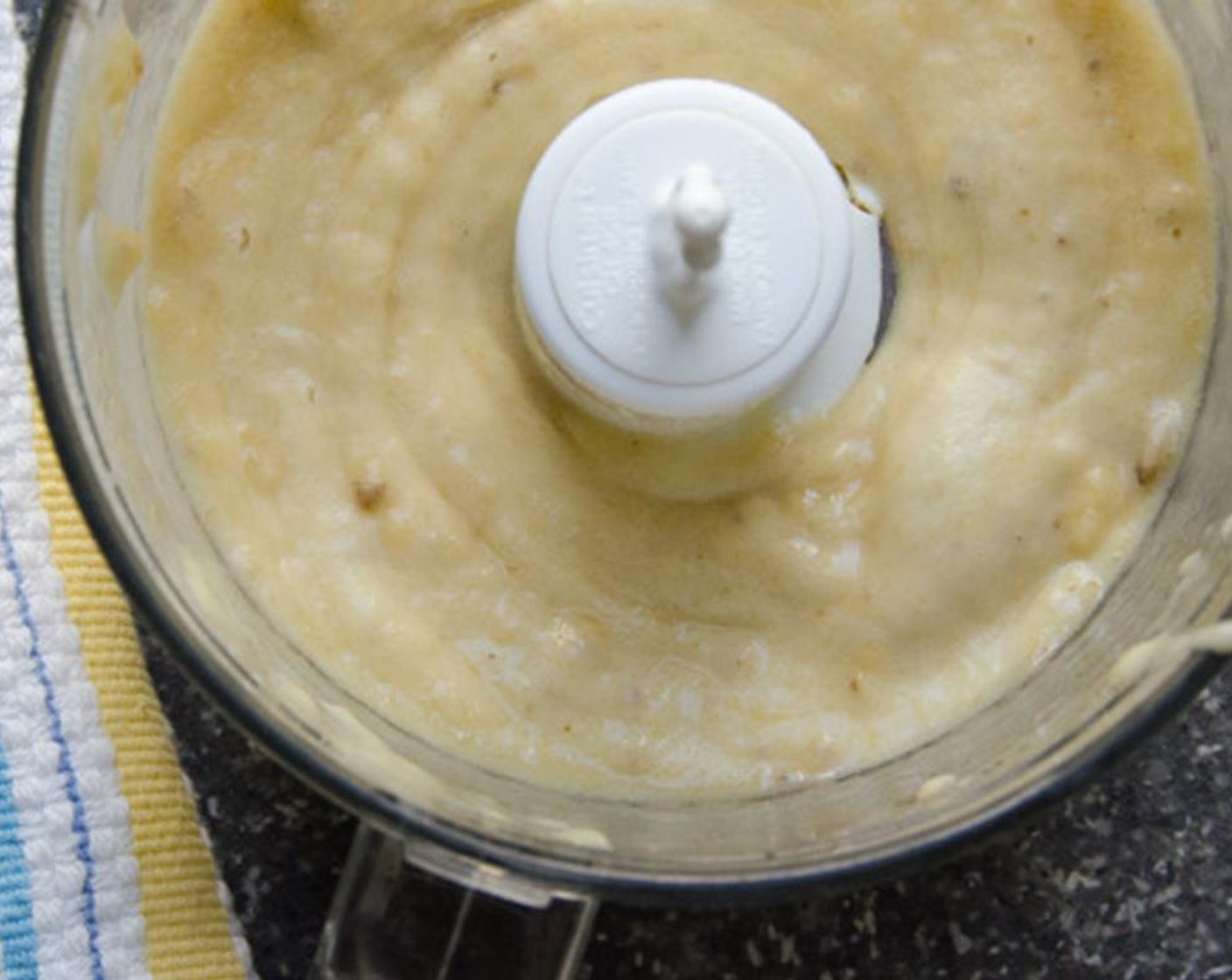 step 5 Peel and add the Bananas (2) to a mini prep food processor and pulse until pureed.