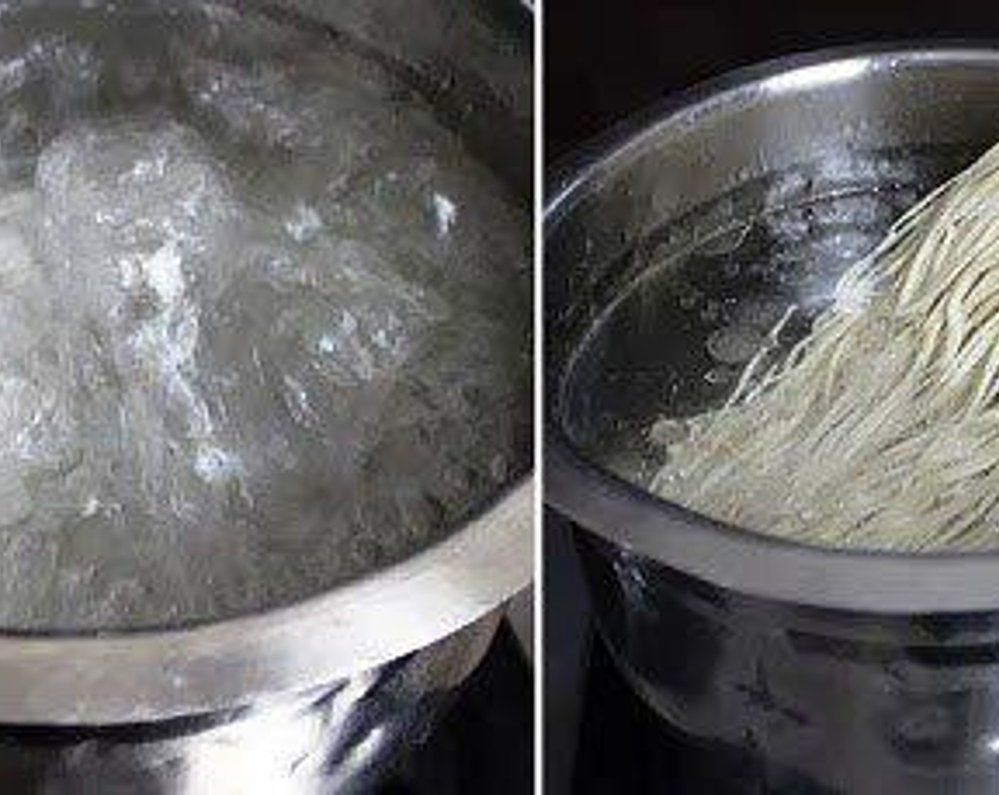 step 2 Bring a large pot of water to a boil. Add Salt (1 Tbsp), Vegetable Oil (1 Tbsp) and mix. Add the Vermicelli Noodles (1 packet) into the water.