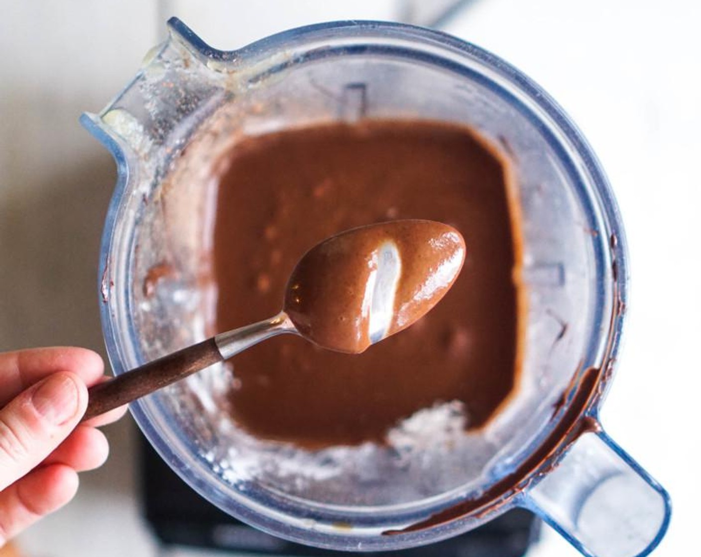 step 3 Add the Canned Black Beans (1 can) and Apple Sauce (1 cup) to a blender. Puree until smooth. If needed, add a splash of water to get things blending!