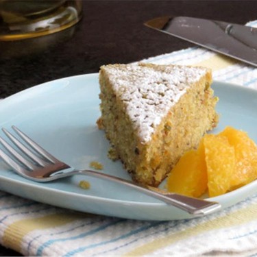 Pistachio Cake with Orange Segments Recipe | SideChef