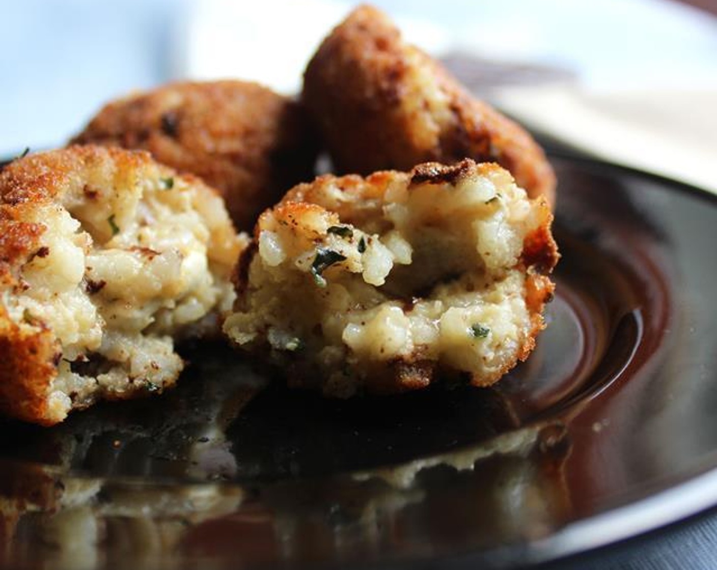 Prosciutto and Chocolate Arancini