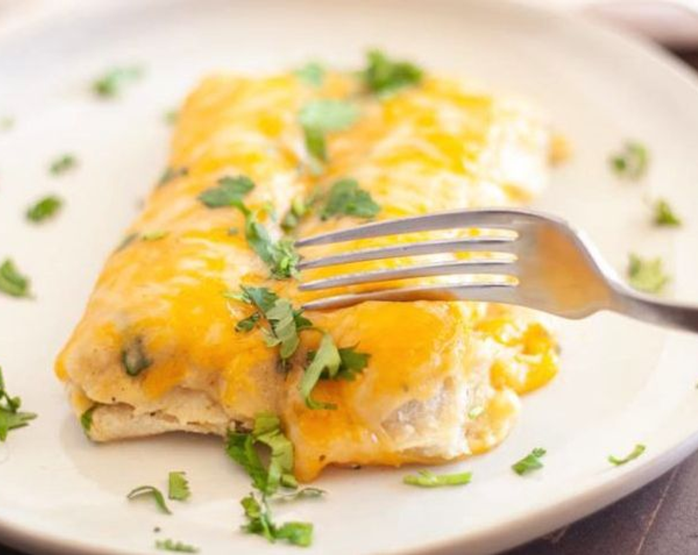 step 8 Cook in a microwave oven for 5-7 minutes, or until the cheese is melted, the sauce is bubbly, and the enchiladas are heated through.