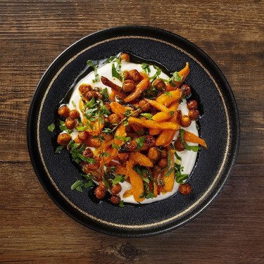 Glazed Carrot and Chickpea Salad Recipe | SideChef