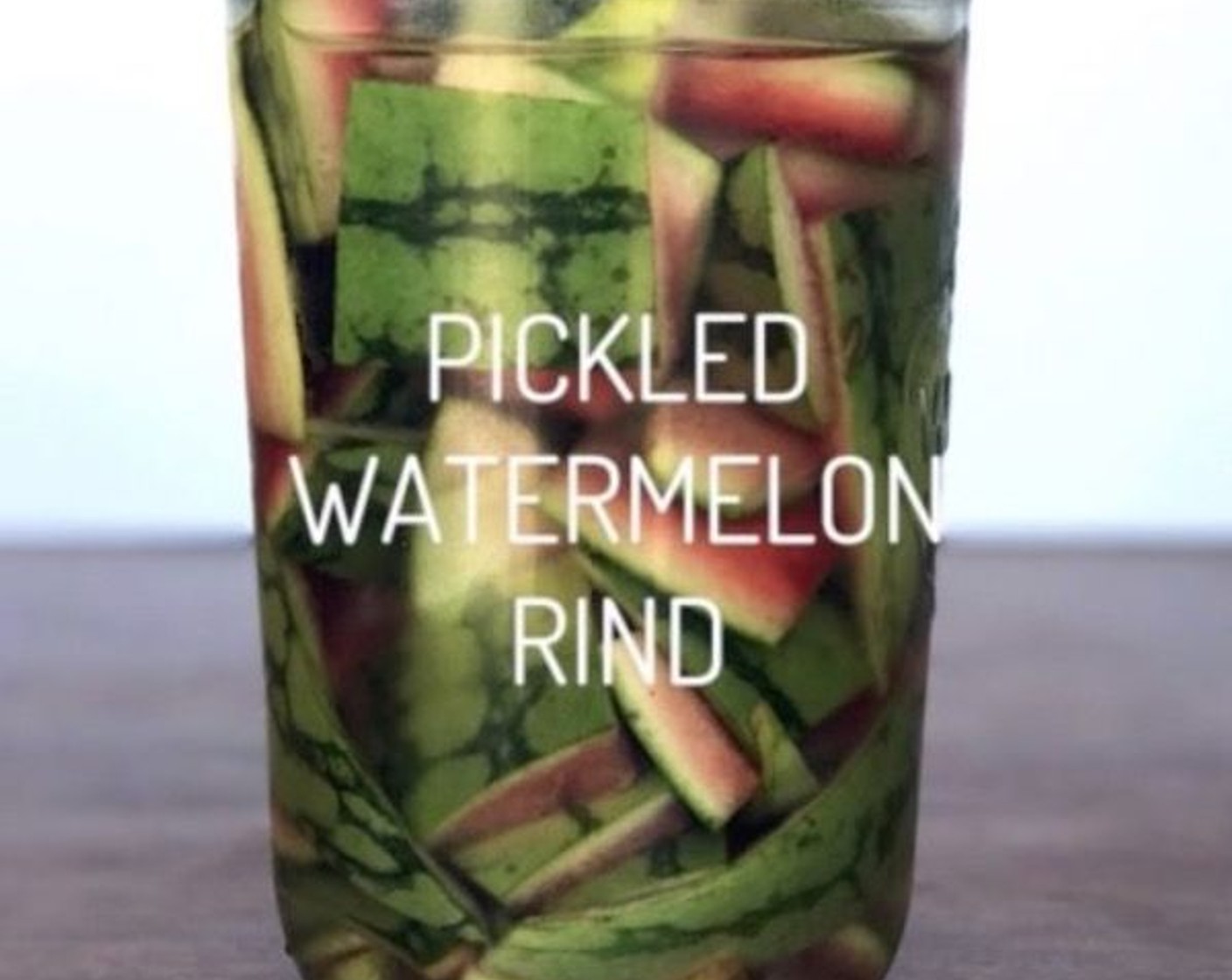 Pickled Watermelon Rind