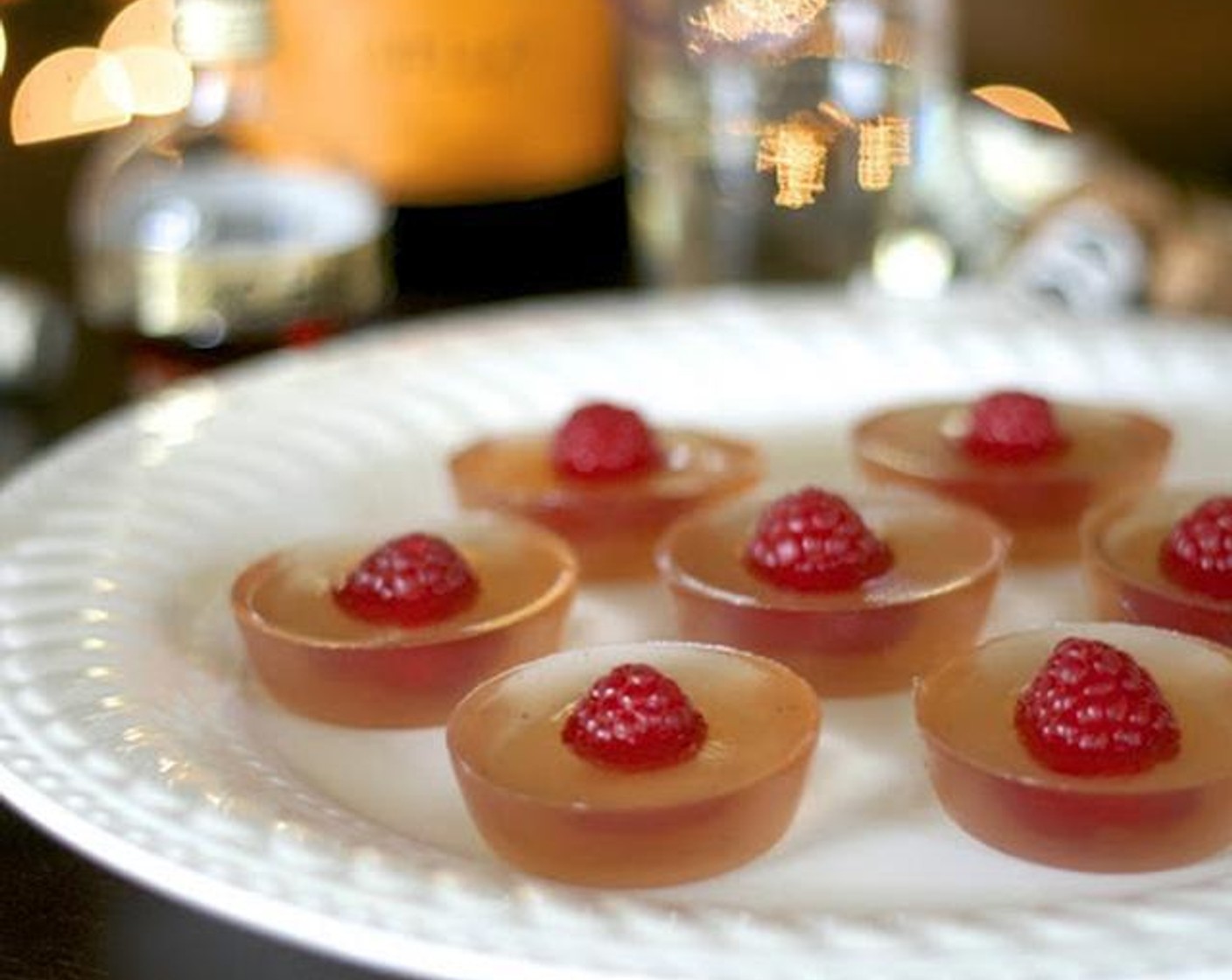 Framboise Champagne Jello Shots