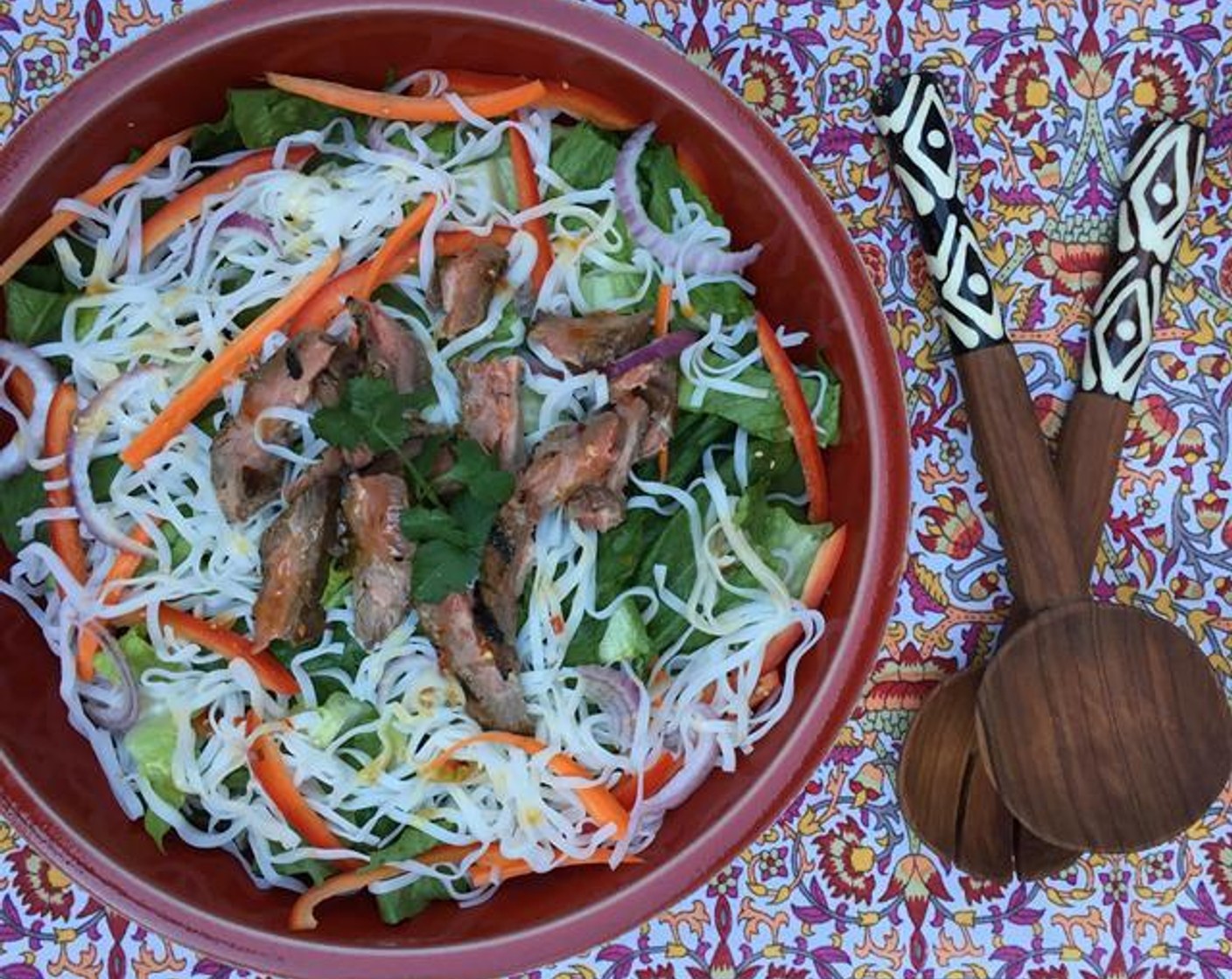 Beefy Asian Noodle Salad