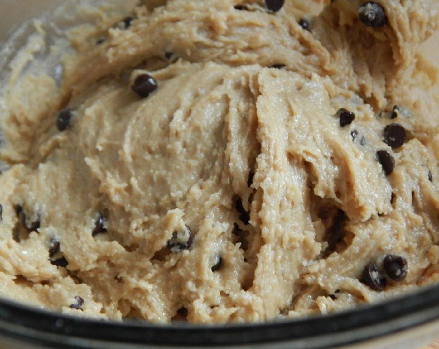 step 2 Cream Light Margarine (2 Tbsp), Brown Sugar (1/2 cup), Vegetable Oil (1 tsp). Add Egg (1), Vanilla Extract (1 tsp) and mix. Stir in All-Purpose Flour (3/4 cup), Baking Soda (1/2 tsp) and Mini Chocolate Chips (1 1/2 Tbsp).