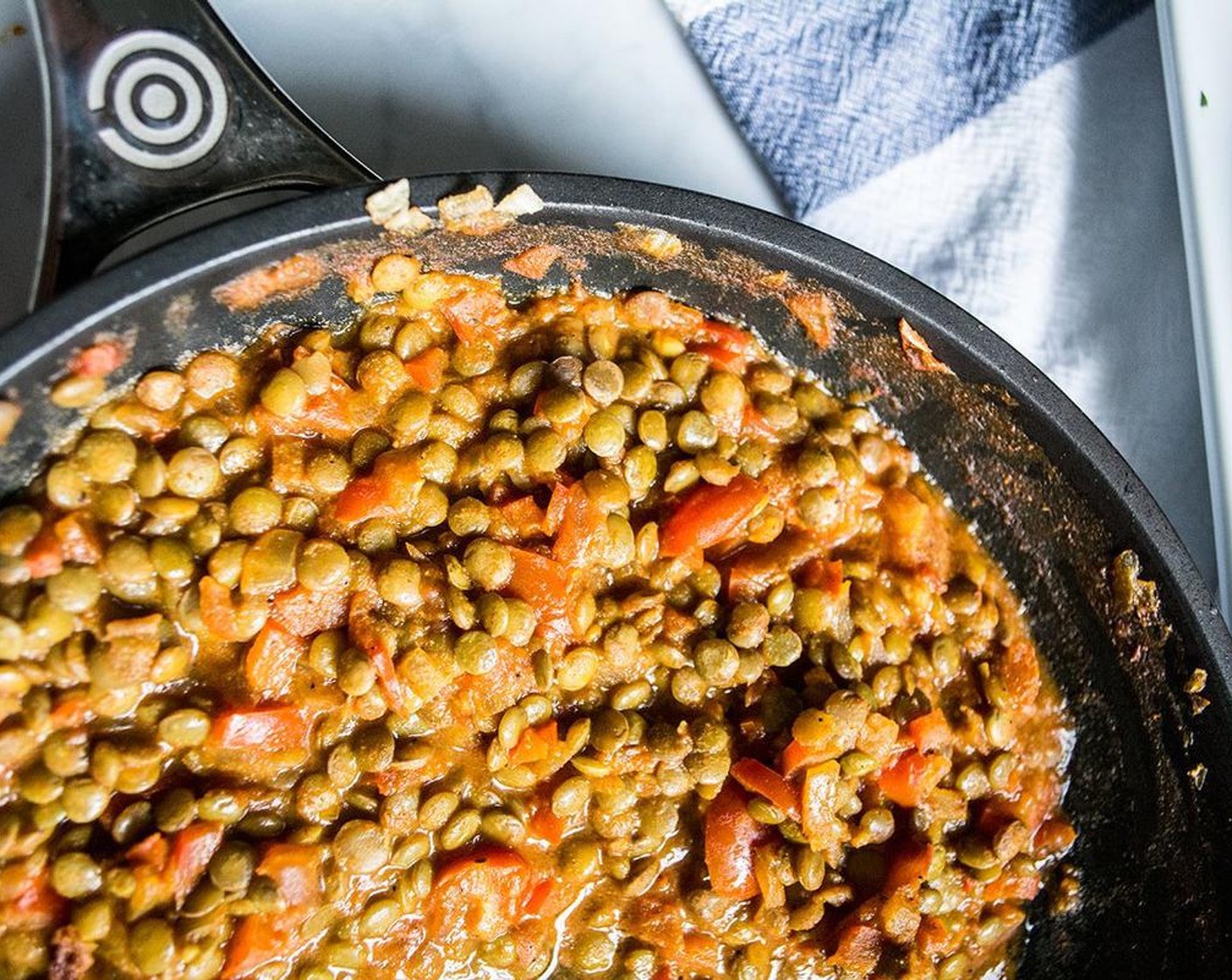 step 6 Add Tomato (1 cup), Tomato Sauce (3/4 cup), Almond Milk (1/2 cup), and Curry Powder (1 Tbsp), Ground Cumin (1/2 Tbsp), Ground Turmeric (1 tsp), Ground Ginger (1/2 tsp), Salt (1/2 tsp), and Ground Black Pepper (1/4 tsp) and simmer on low for 5 minutes.