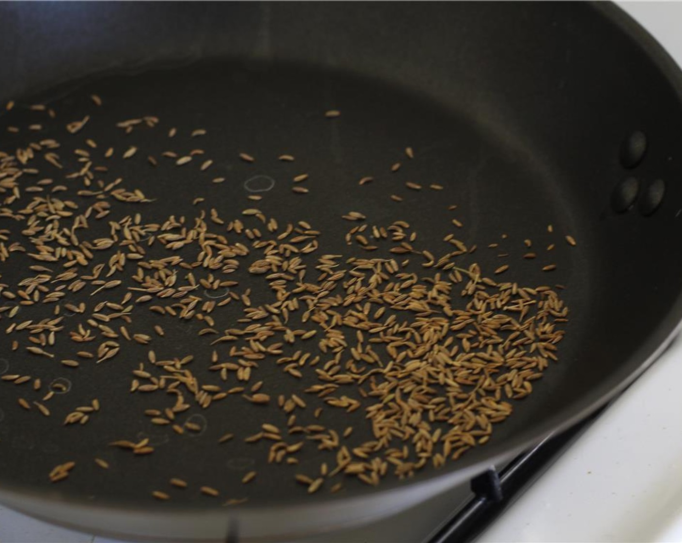 step 14 Toast the  Cumin Seeds (1 Tbsp) over medium heat until fragrant, about 2-3 minutes.