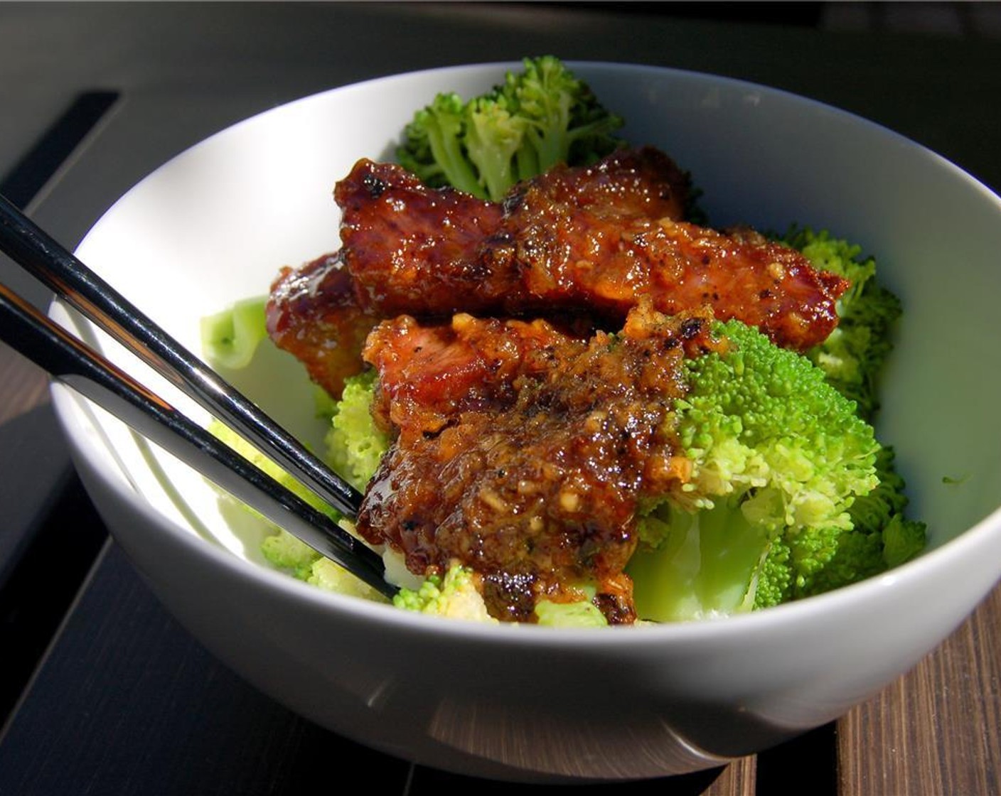 step 9 Serve on top of Rice and Broccoli.