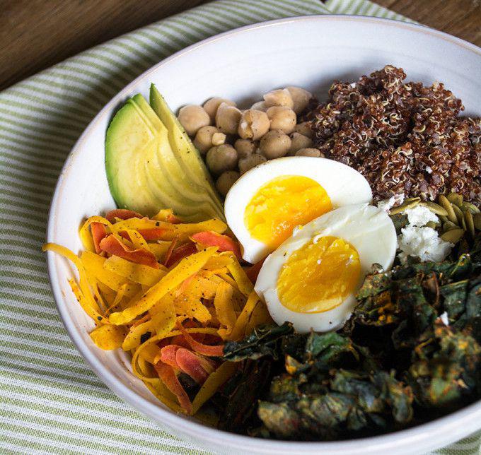 Kale and Quinoa Veggie Bowl Recipe | SideChef