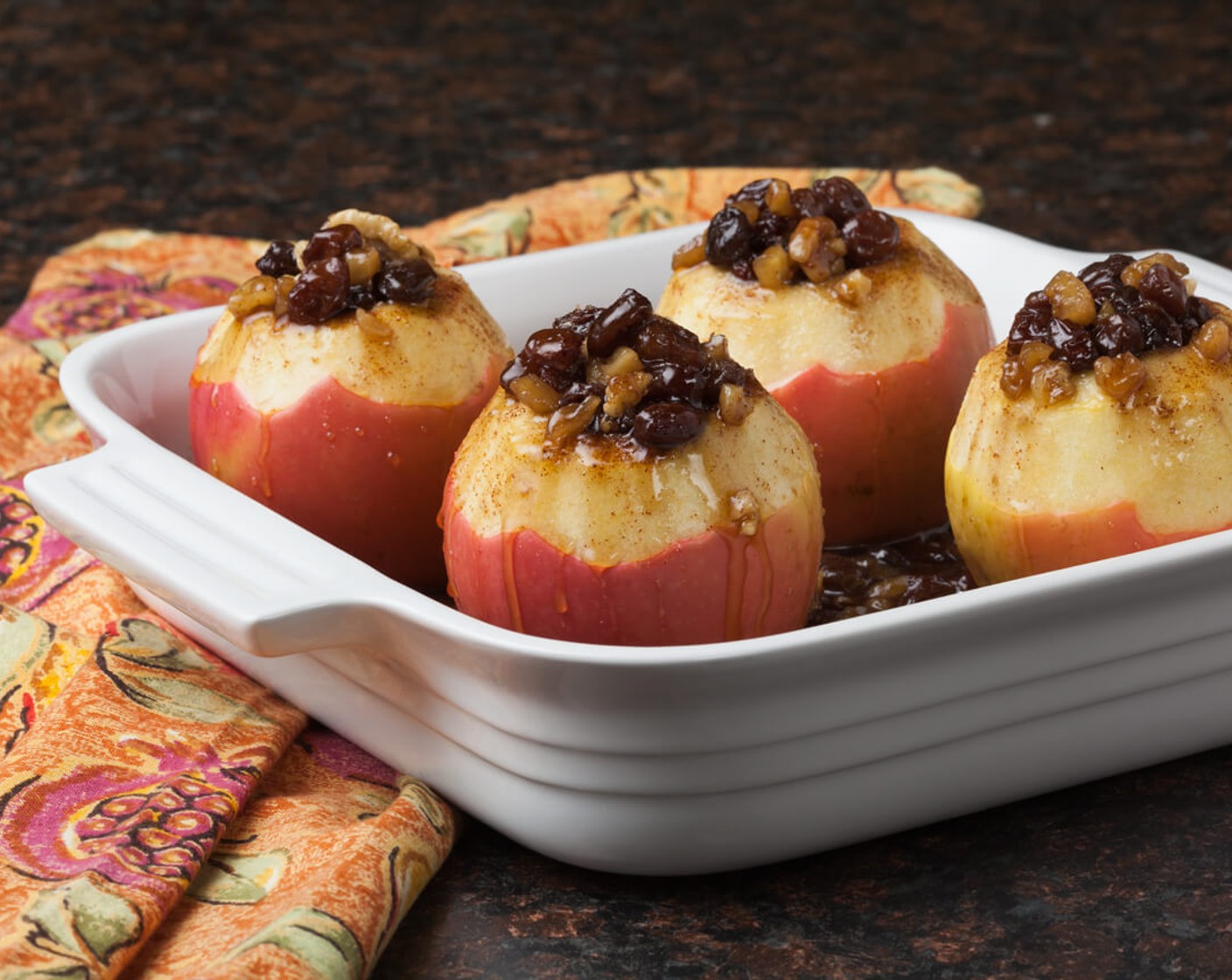 Maple Glazed Baked Apples