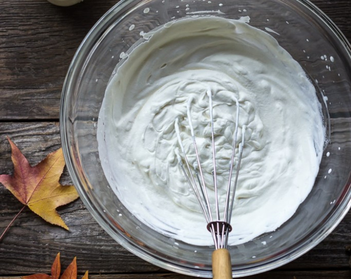 step 9 Add the pumpkin mousse mixture to your cooled pie crust and then top off with the reserved 1 cup of whipped Heavy Cream (1 cup).