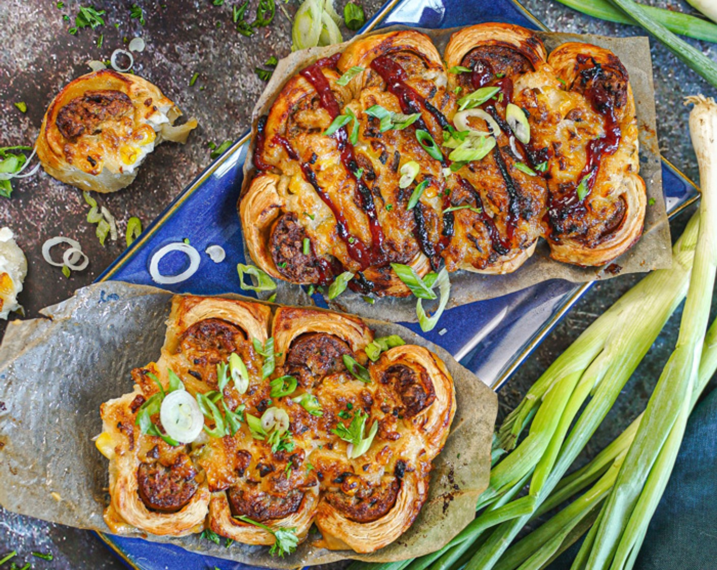 Vegan Korean Sausage Bread