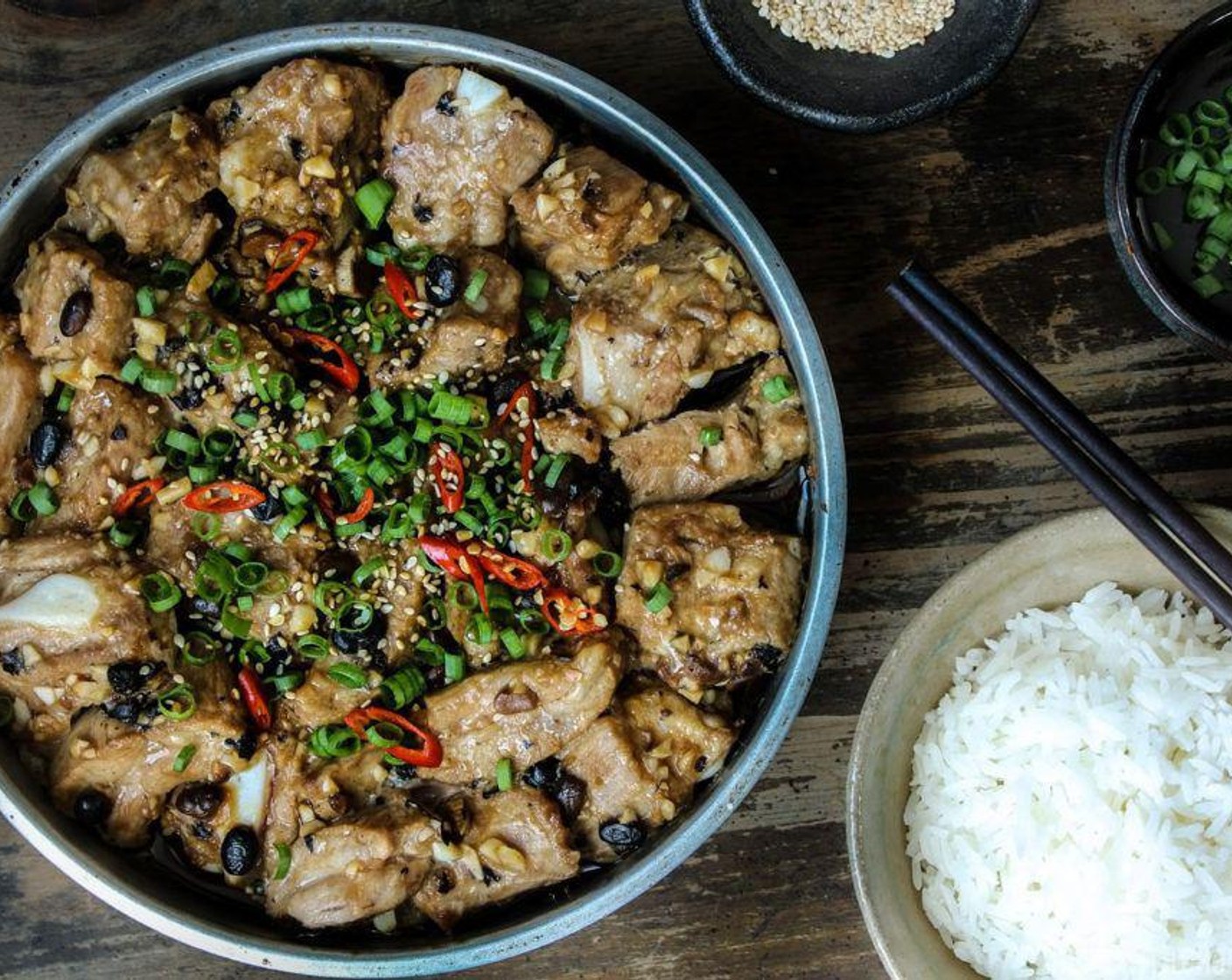 Steamed Chinese Spare Ribs with Black Beans