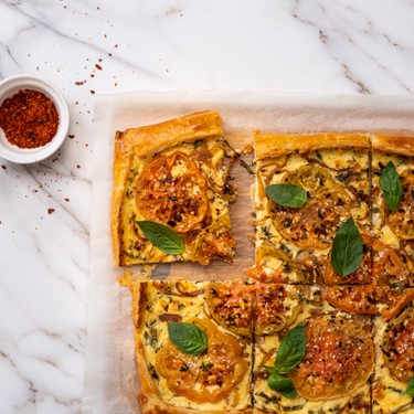 Baked Heirloom Tomato Tart Recipe | SideChef