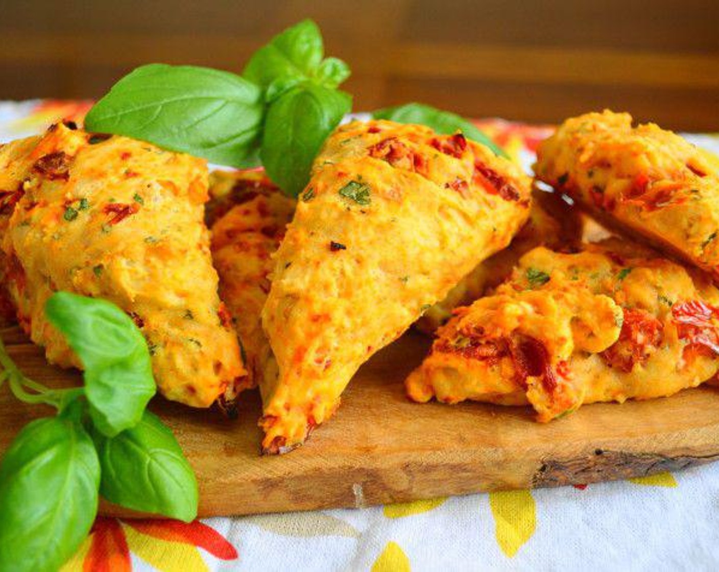 Sun-Dried Tomato Basil Scones