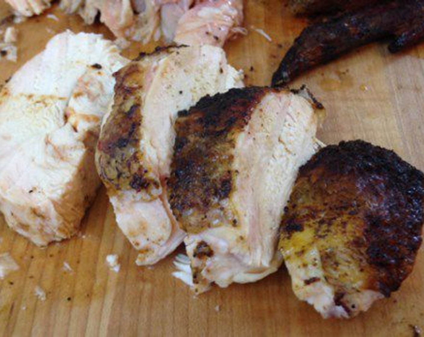step 10 Carefully remove the chicken from the smoker and let it rest for at least 10 minutes before cutting into it.