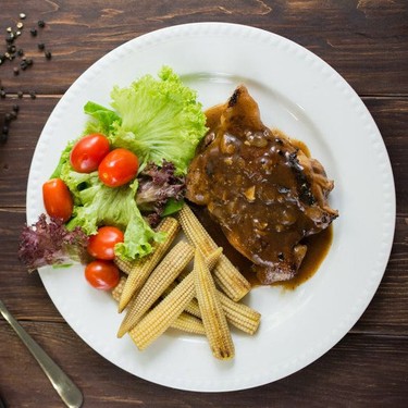 Chicken Chop with Black Pepper Sauce Recipe | SideChef