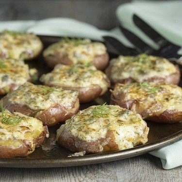 Creamy Caper Smashed Potatoes Recipe | SideChef