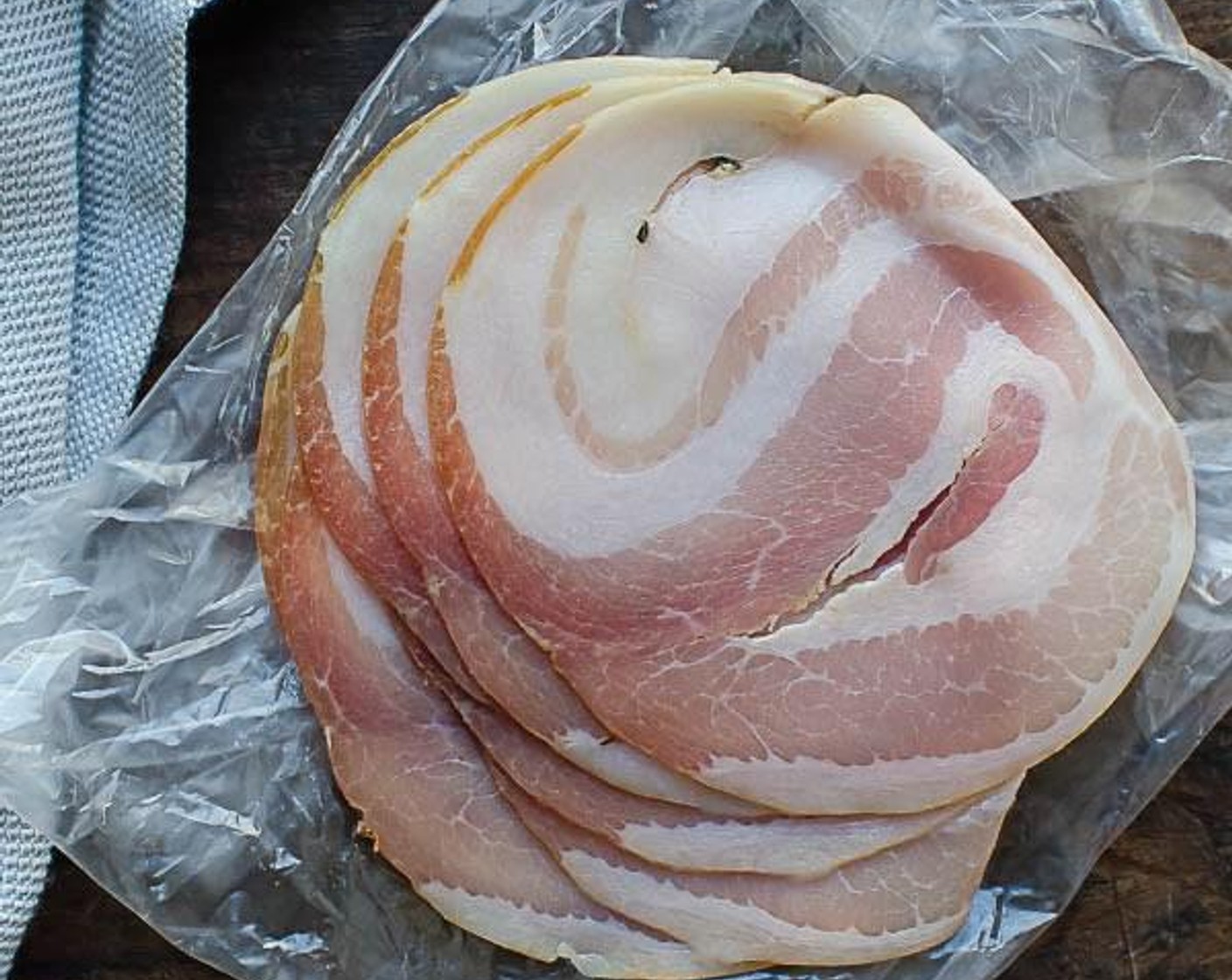 step 2 Transfer pancetta to a plate lined with paper towels. Clean and dry the pan and set aside.