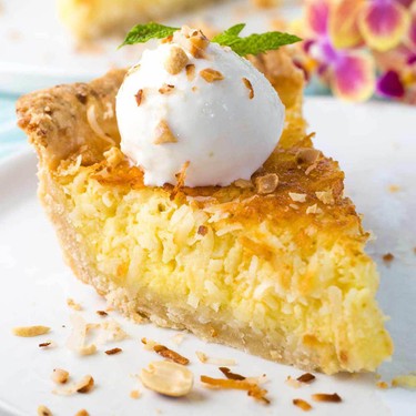 Coconut Custard Pie Recipe | SideChef
