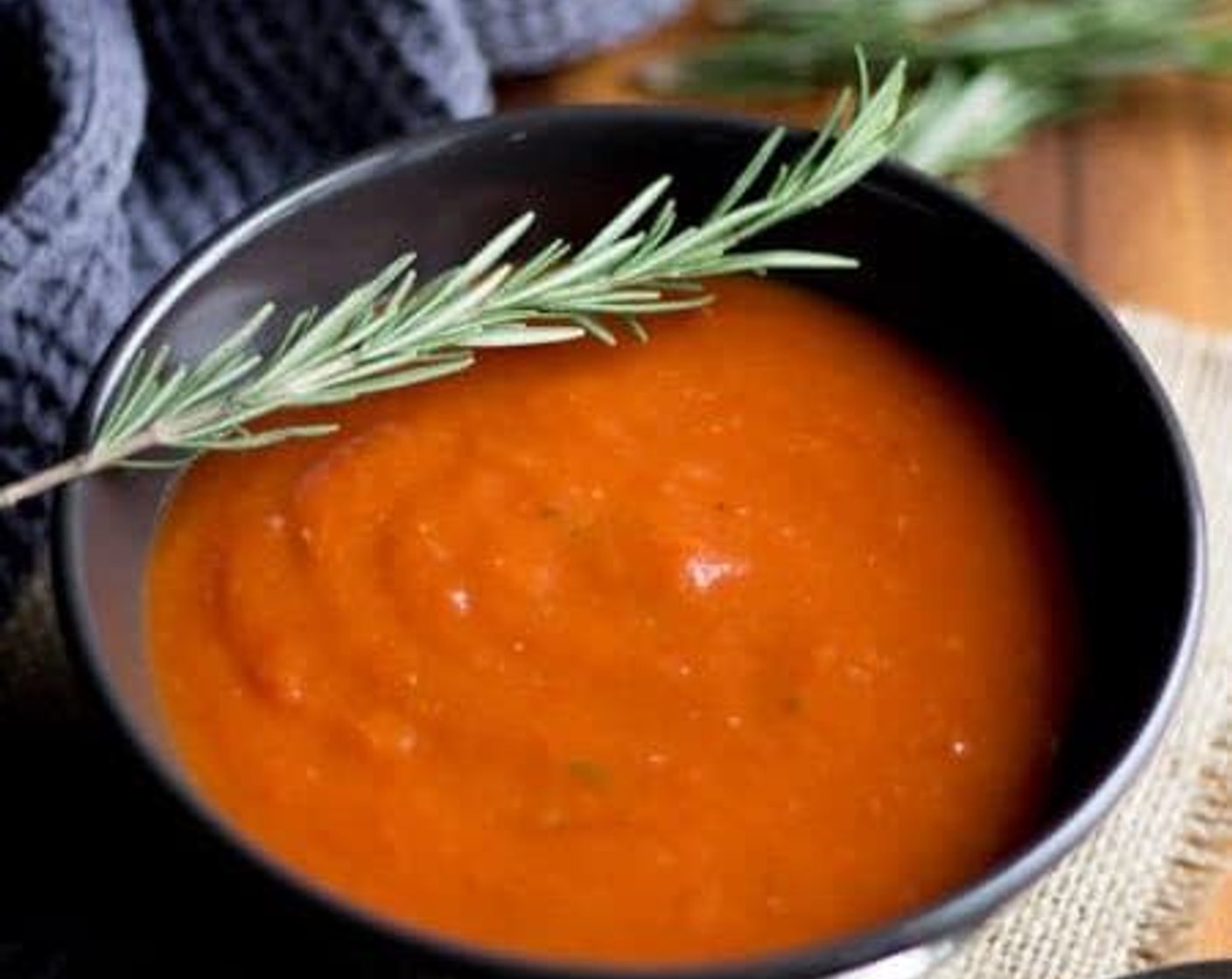 Balsamic Roasted Red Pepper & Tomato Soup