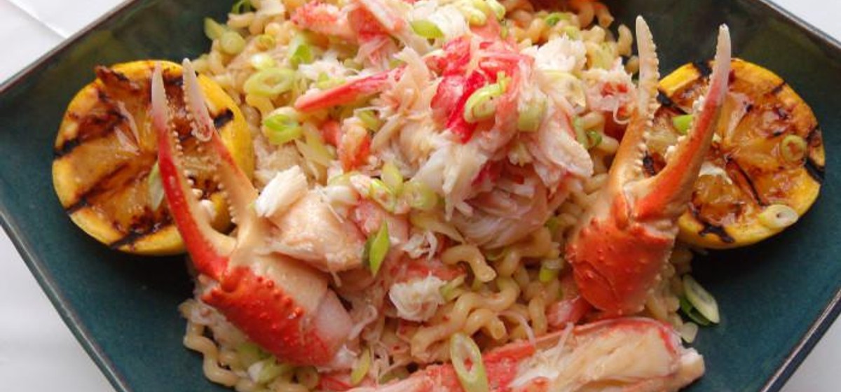 Snow Crab and Fusilli Lunghi in Anchovy Butter Recipe | SideChef