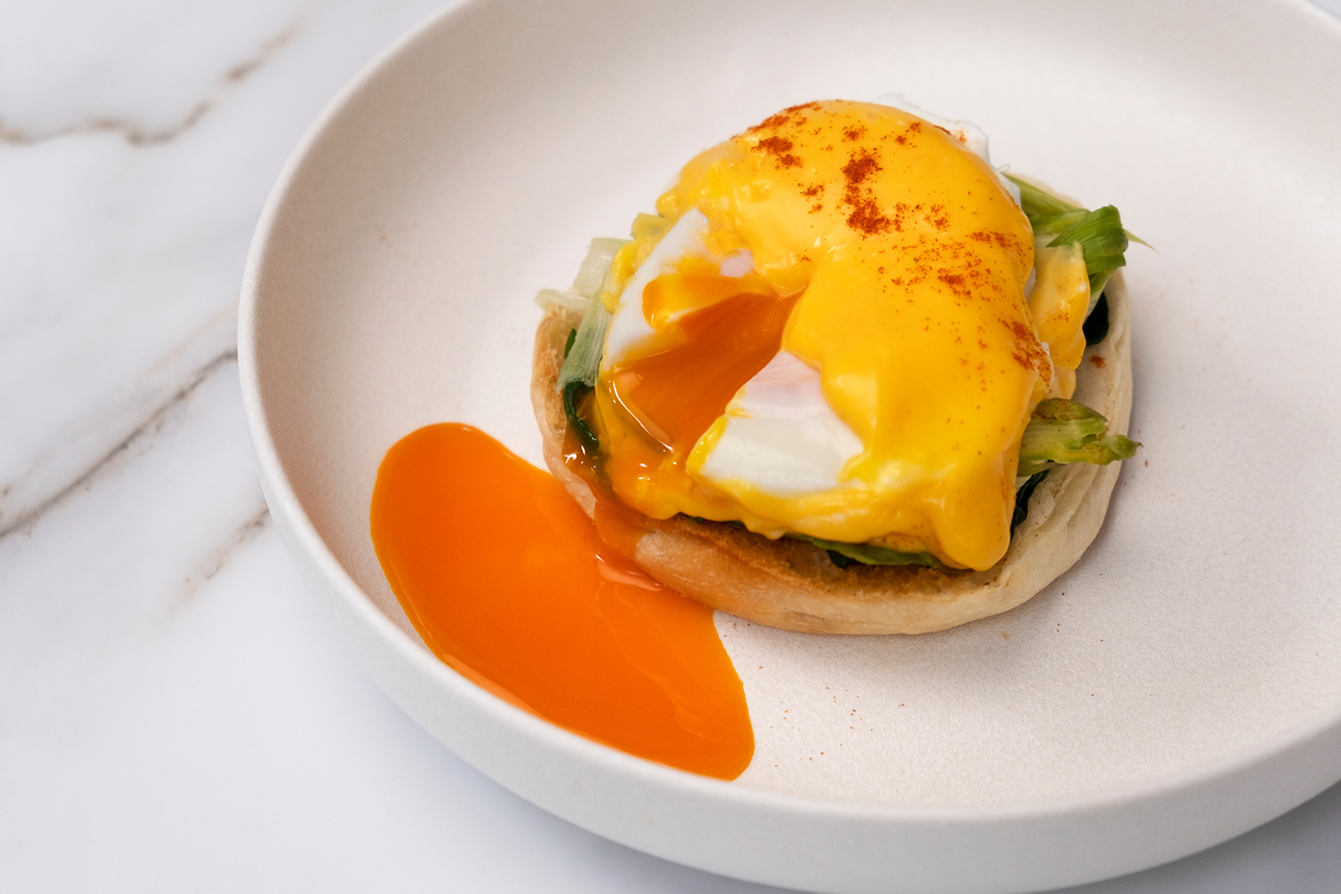 Eggs Florentine with Summer Vegetables Recipe SideChef
