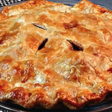 Gooey Caramel Apple and Pear Pie Recipe | SideChef