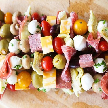 Antipasto Skewers Recipe | SideChef