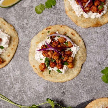 Chickpea and Cottage Cheese Tostadas Recipe | SideChef