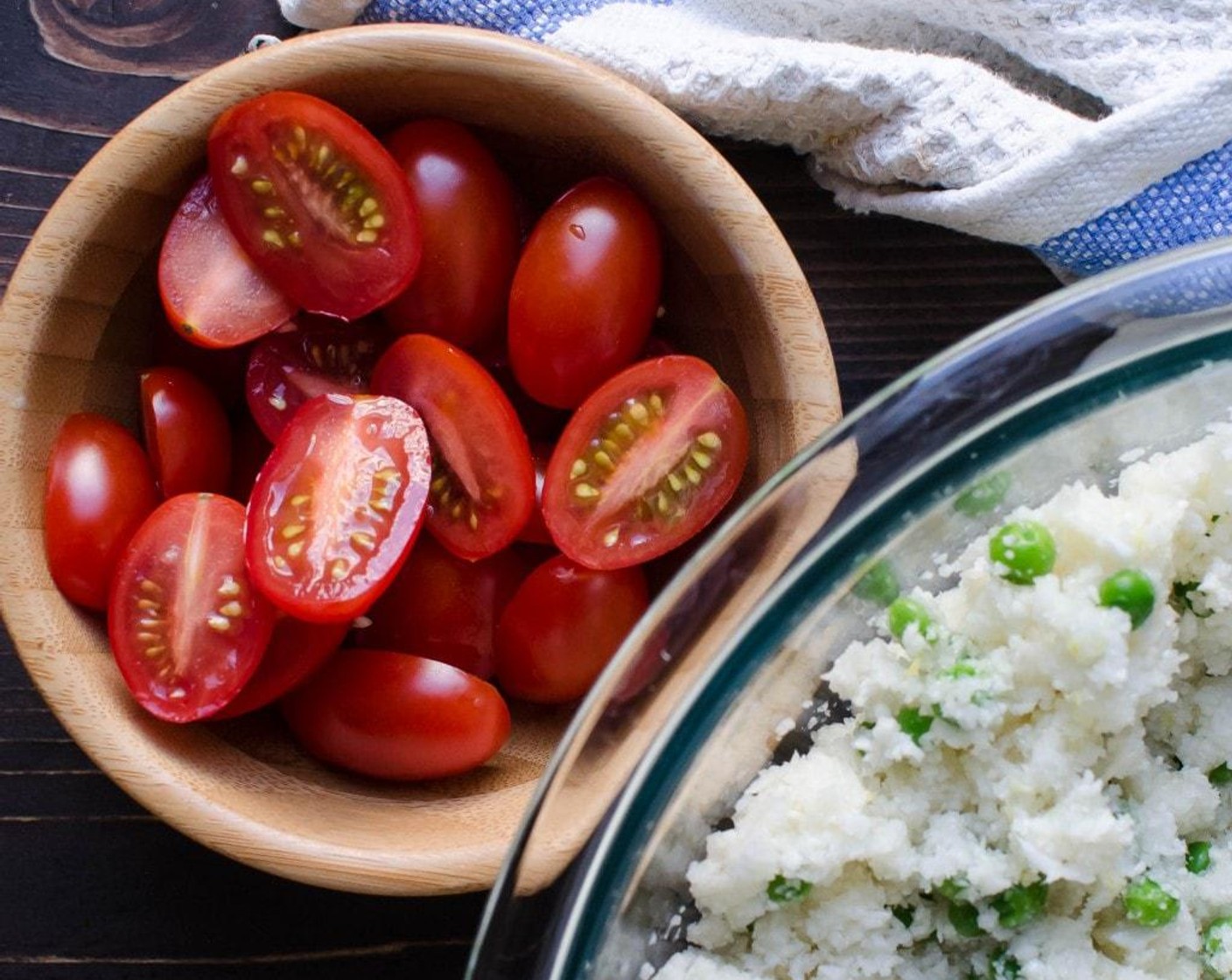 step 3 Add the sliced Grape Tomatoes (1 cup), zest from Lemon (1/4) and Parmigiano-Reggiano (1/2 cup) and toss until well combined. Check for seasoning, adding Salt (to taste) and Ground Black Pepper (to taste) if needed.