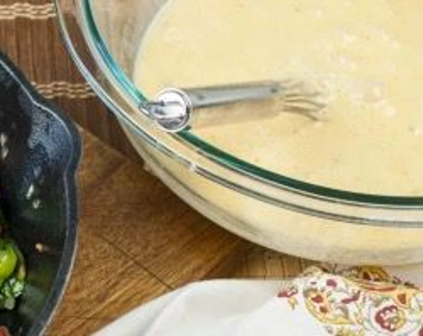 step 5 In a large bowl, whisk together Farmhouse Eggs® Large Brown Eggs (8), Kemps Half & Half (1/2 cup), Smoked Paprika (1/4 tsp), Salt (1/4 tsp), and Ground Black Pepper (1/4 tsp). Pour into skillet and stir 2-3 times.
