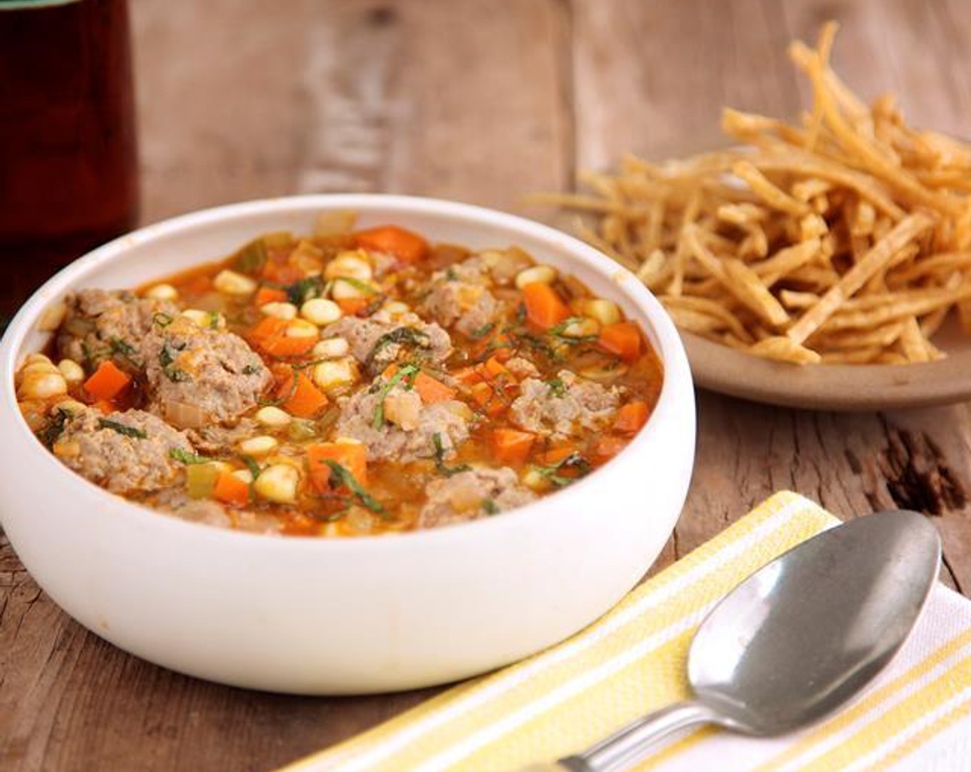 Lamb Meatball Soup (Sopa de Albondigas)