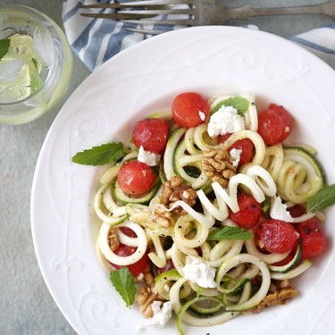 Greek Spiralizer Salad Recipe | SideChef