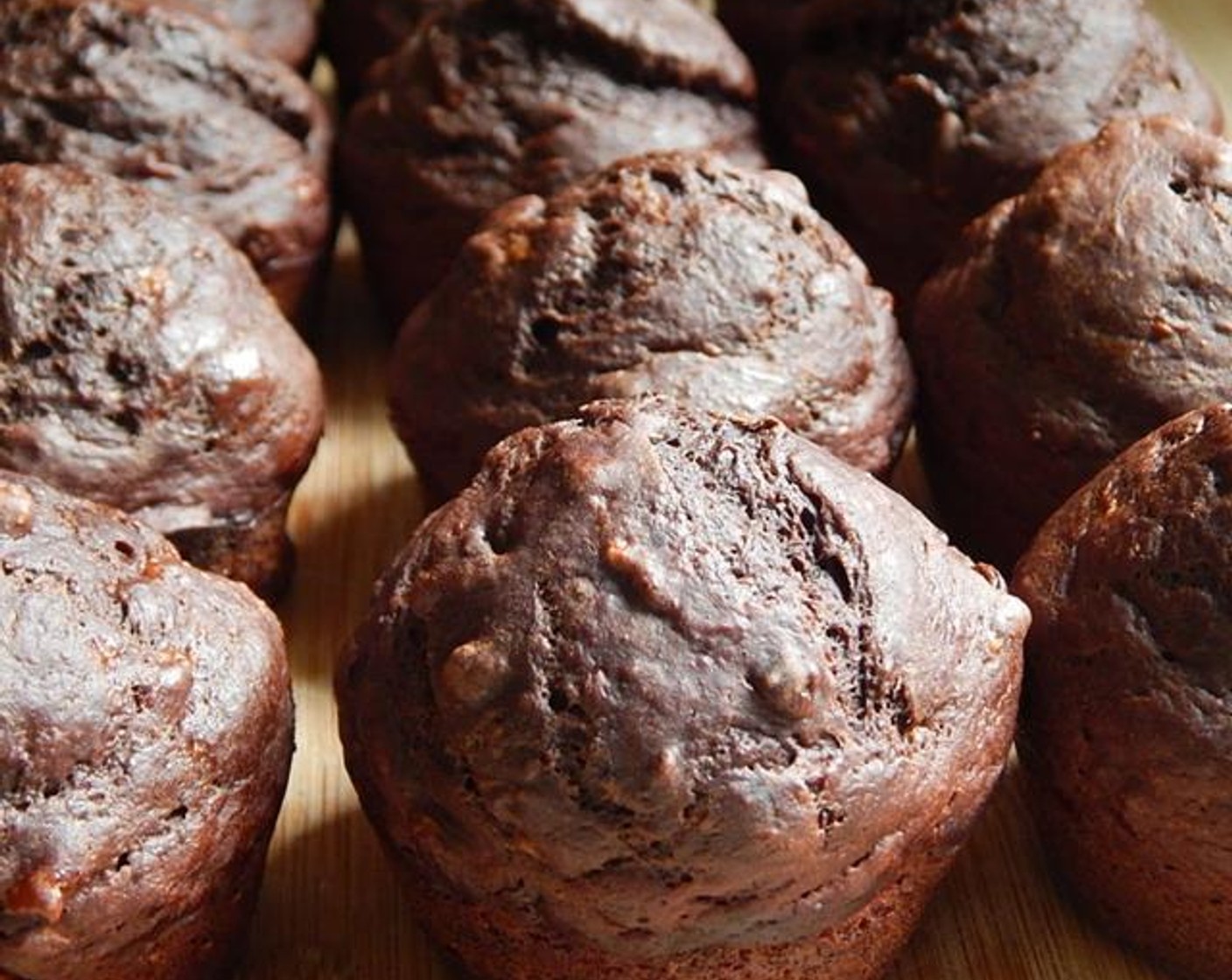 Double Chocolate Banana Muffins