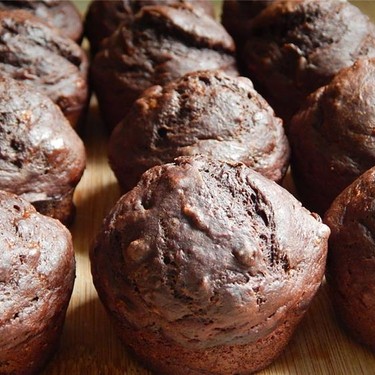 Double Chocolate Banana Muffins Recipe | SideChef
