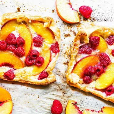 Raspberry Peach Tarts Recipe | SideChef